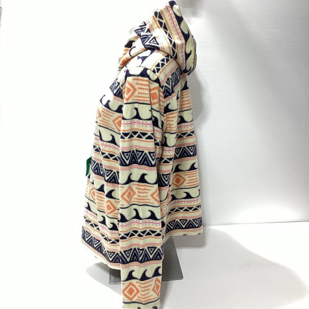 O’Neill Fleece Pullover Jacket NWT Multi Color Hood Quarter Zip XL - Picture 5 of 12